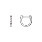 Diamond Hoop Earrings