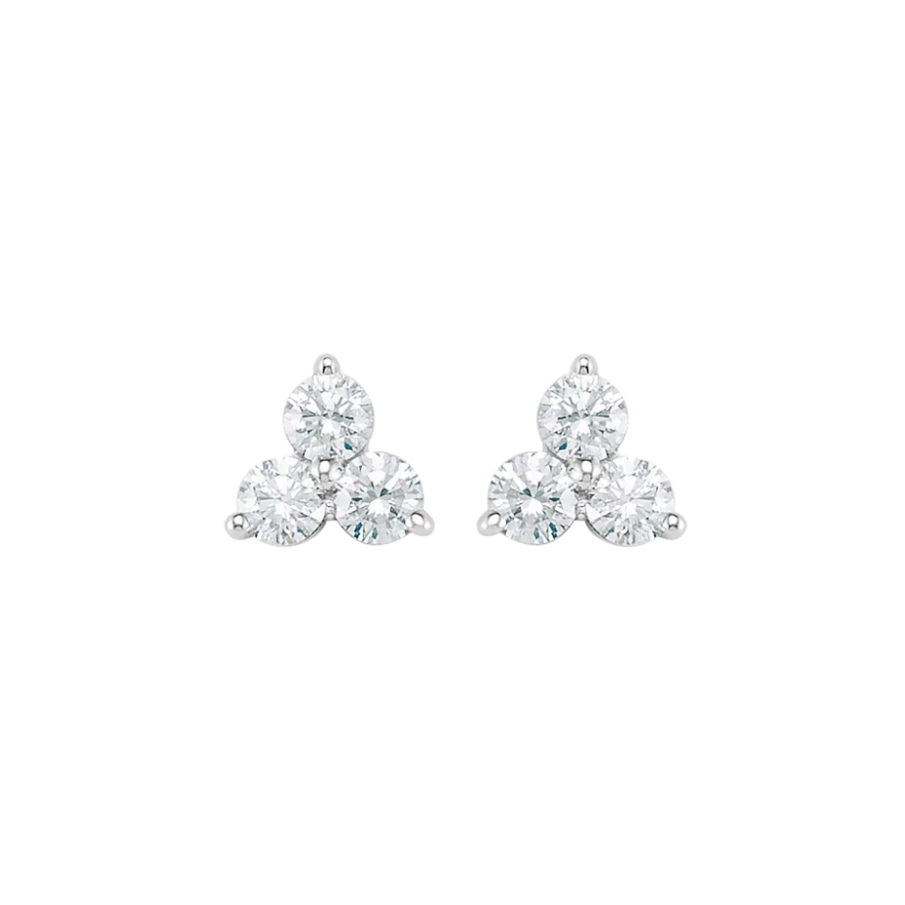 Pyramid Stud Earring