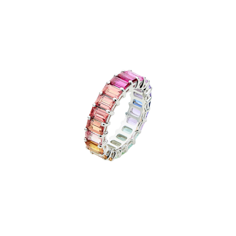 Rainbow Sapphire Ring