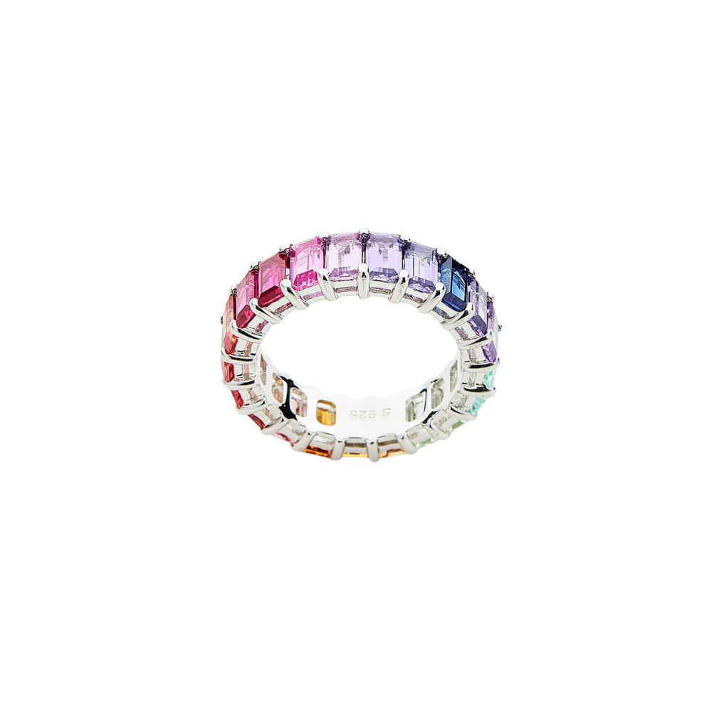 Rainbow Sapphire Ring