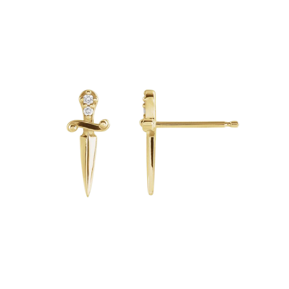 Diamond Fashion Stud Earrings