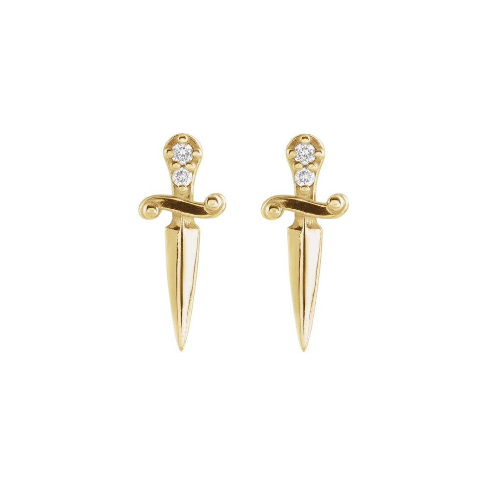 Diamond Fashion Stud Earrings